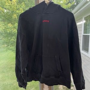 Black Levi’s sweatshirt women’s Medium